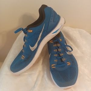 Nike lunar glide men's blue tennis shoes size 10.5